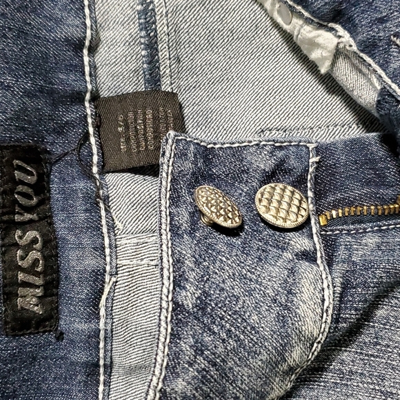 Miss YOU skinny stretch denim women's jeans size 5/6 - Picture 4 of 4
